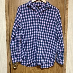 J.‎ Crew Half Button Down Shirt Size 4